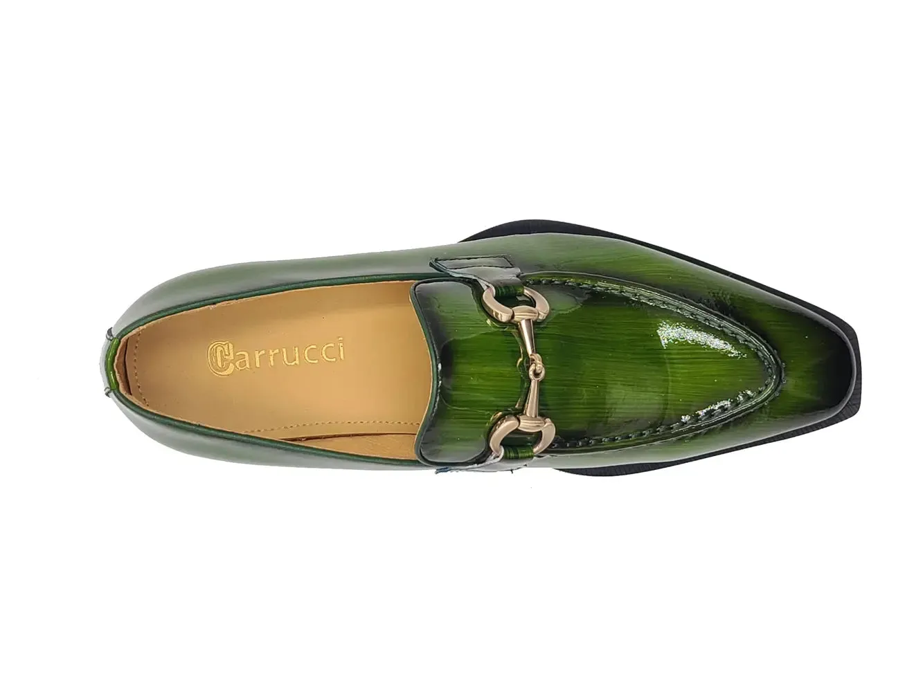 Patent Leather Buckle Loafer classic touch