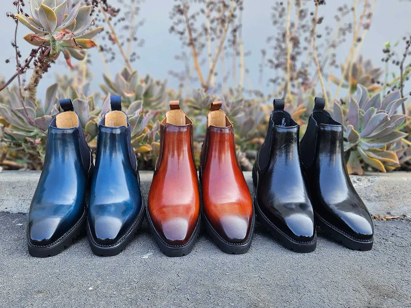 Patina Chelsea Boot Lug Sole ride zone