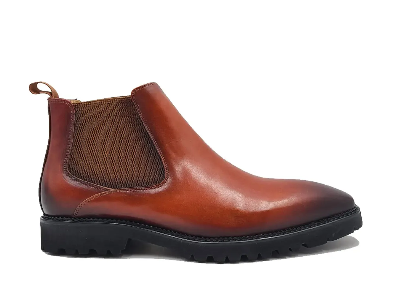 Patina Chelsea Boot Lug Sole ride zone