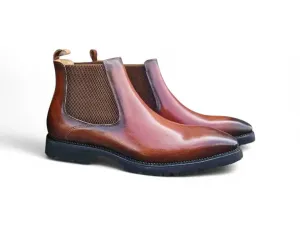 Black,Boot,Cognac,Navy
