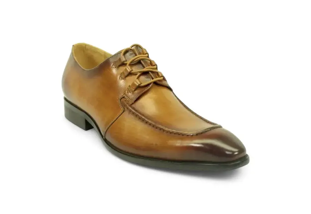 Patina Finish Calfskin Lace-up Shoe modern tribe