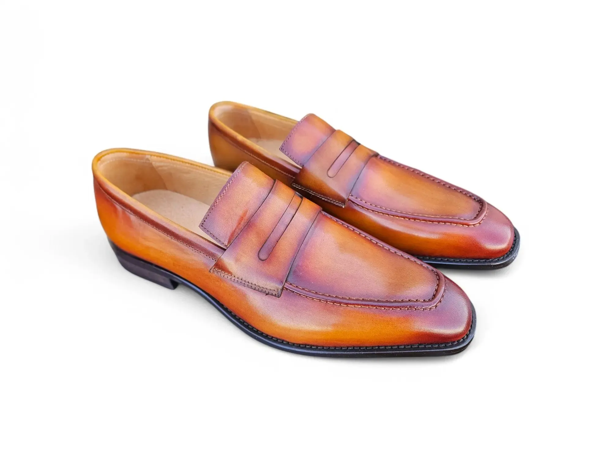 Patina Finished Penny Loafer work ready