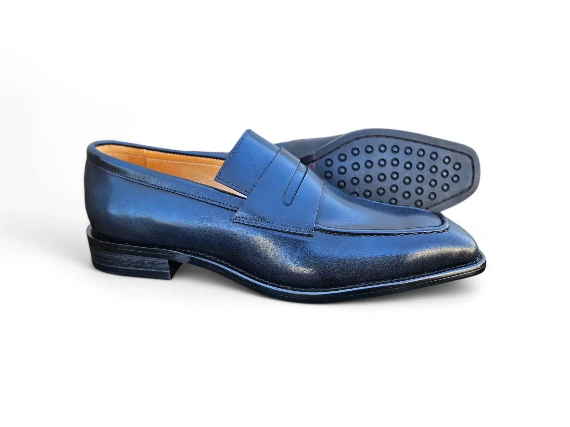 Patina Finished Penny Loafer work ready