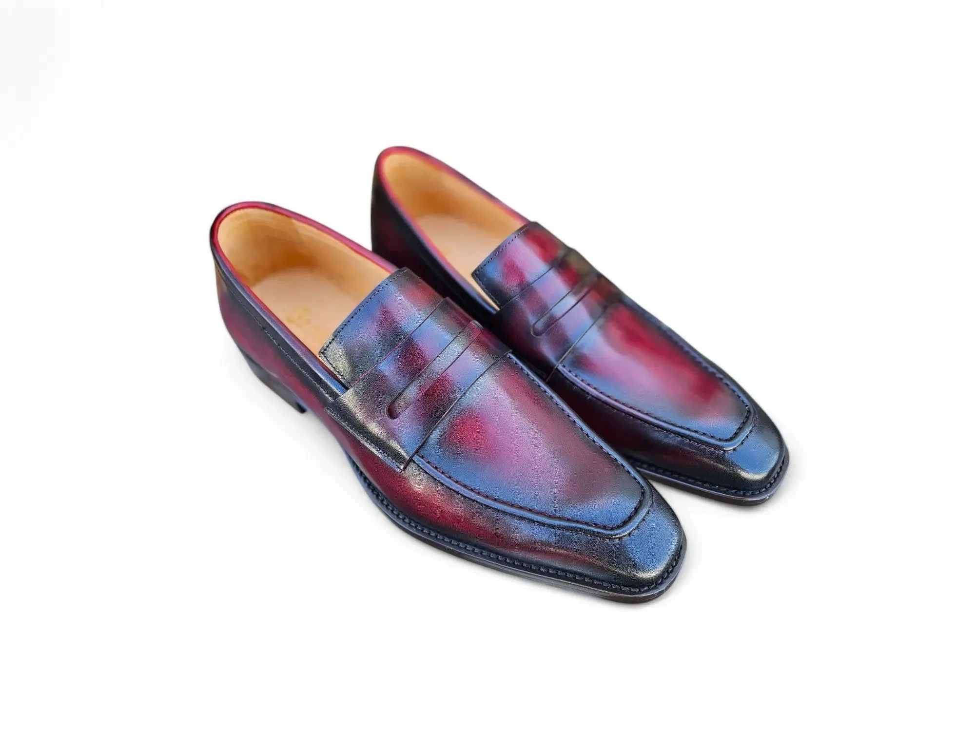 Patina Finished Penny Loafer work ready