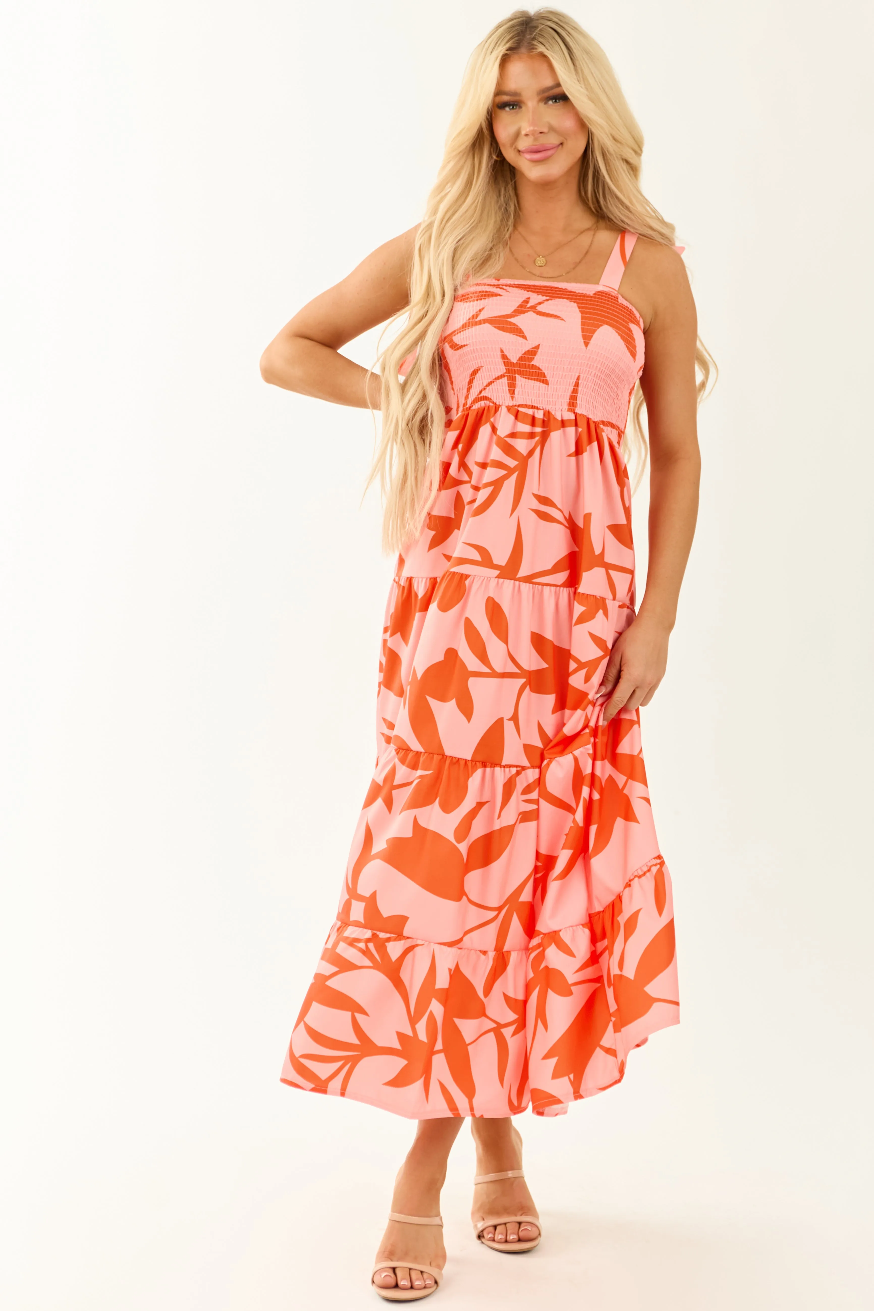 4/17/2025,ALL_PRODUCTS,back-in-stock:true,filter-color:Orange,filter-neckline:Square,filter-pattern:Abstract,filter-season:Spring,filter-season:Summer,filter-sleeve:Sleeveless,gpc:Dresses,pc:Midi_Dresses,Reg-Price