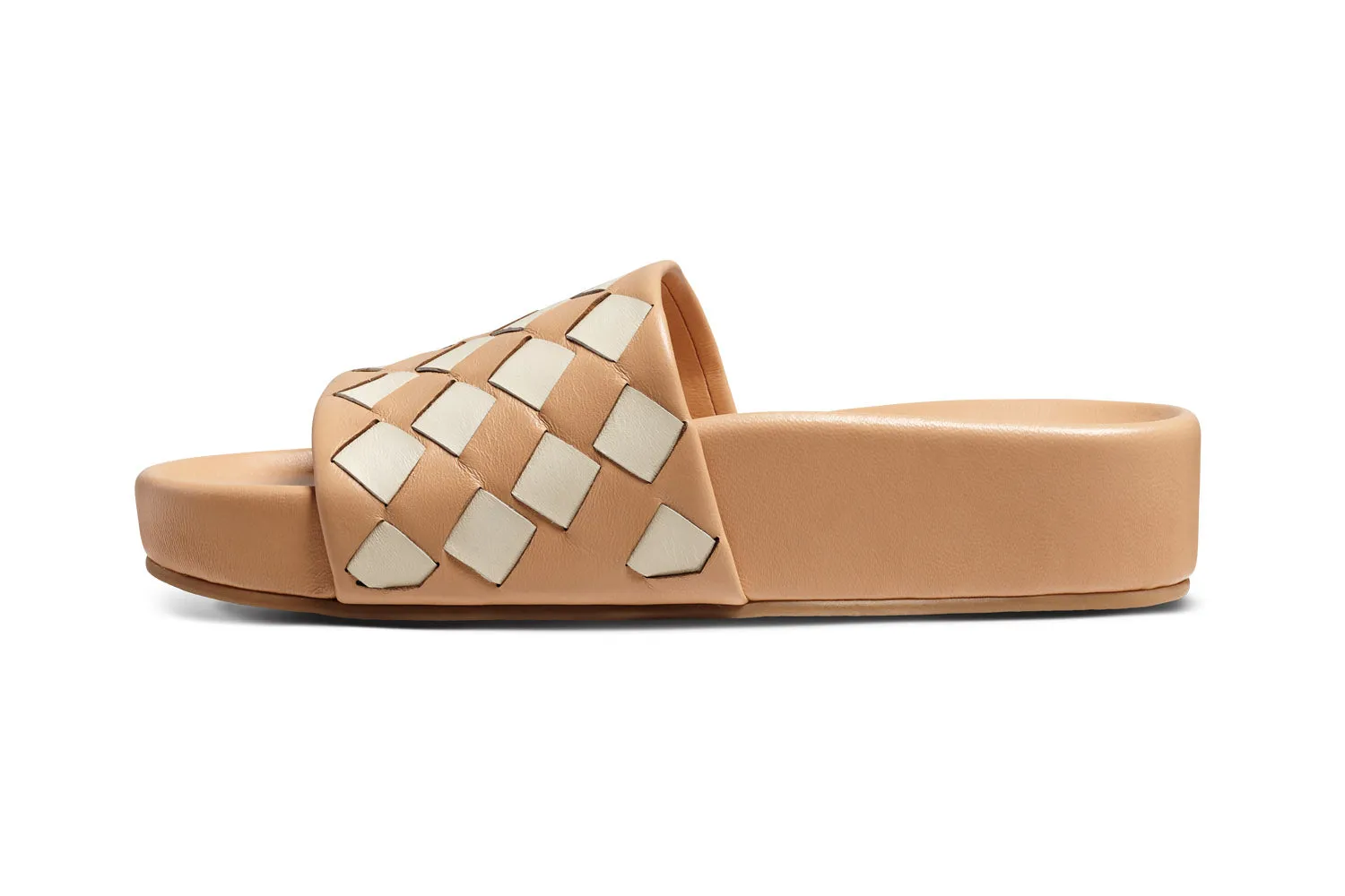 PELICAN WOVEN - Eggshell/Beach wide feet
