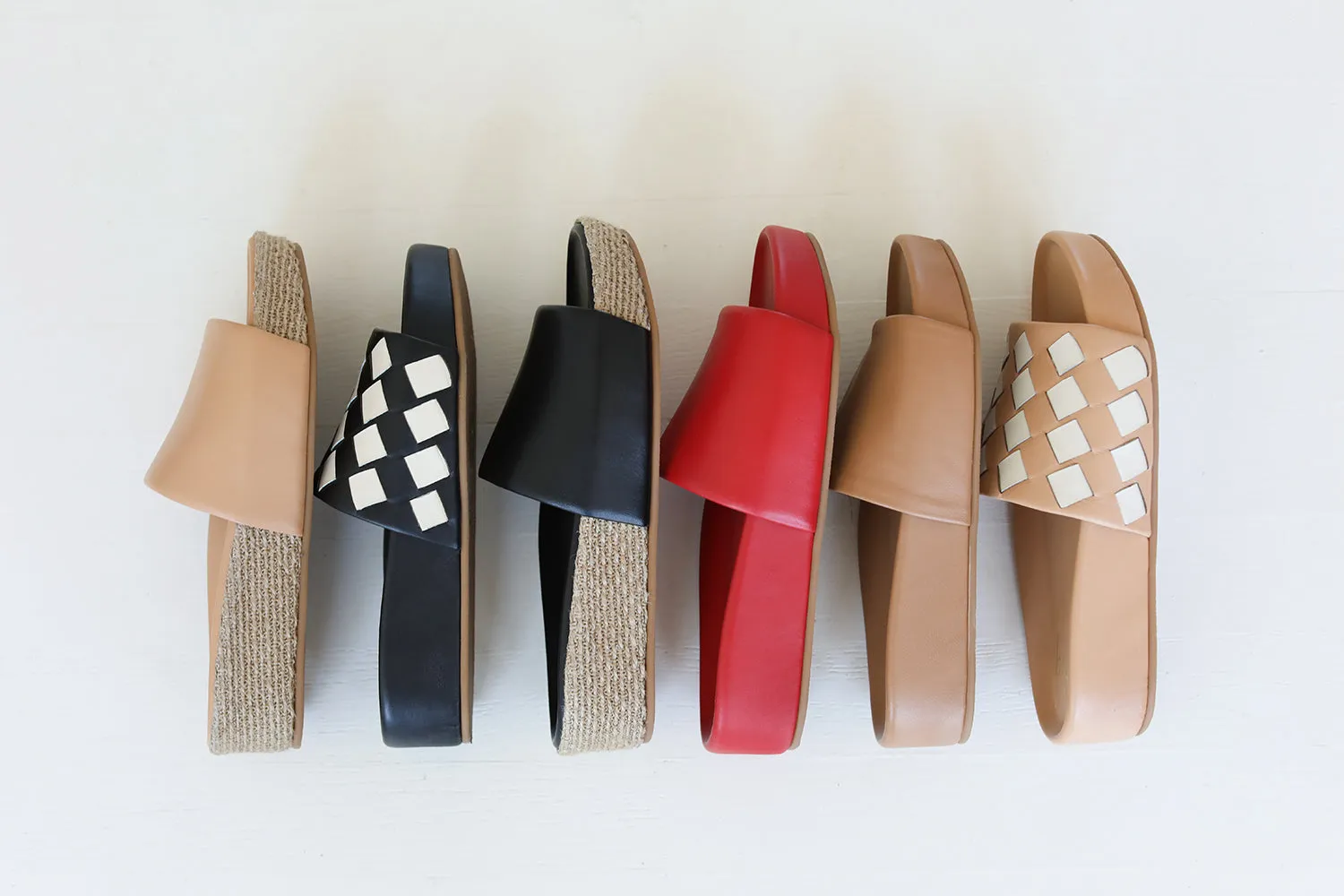 PELICAN WOVEN - Eggshell/Beach wide feet