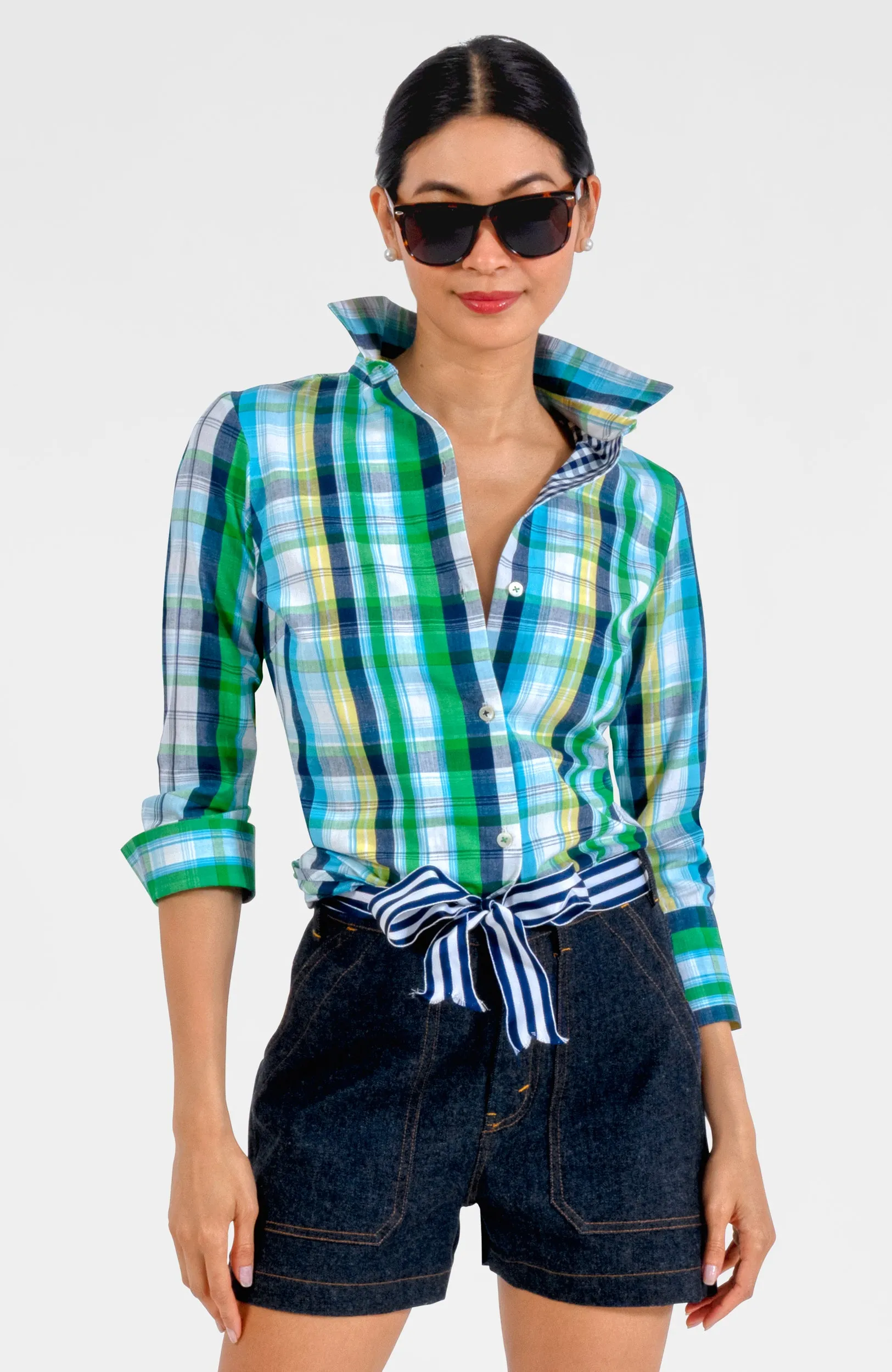 Picnic Time Boyfriend Shirt daily outfit