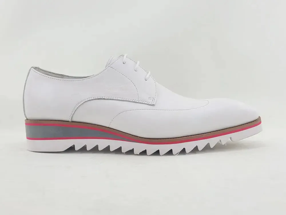 Plain Toe Wing-tip Stitching Blucher style Oxford subtle pride