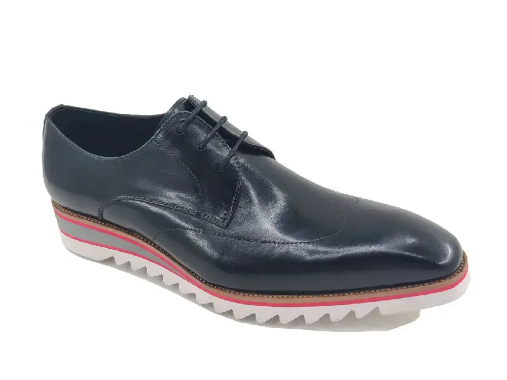 Plain Toe Wing-tip Stitching Blucher style Oxford subtle pride
