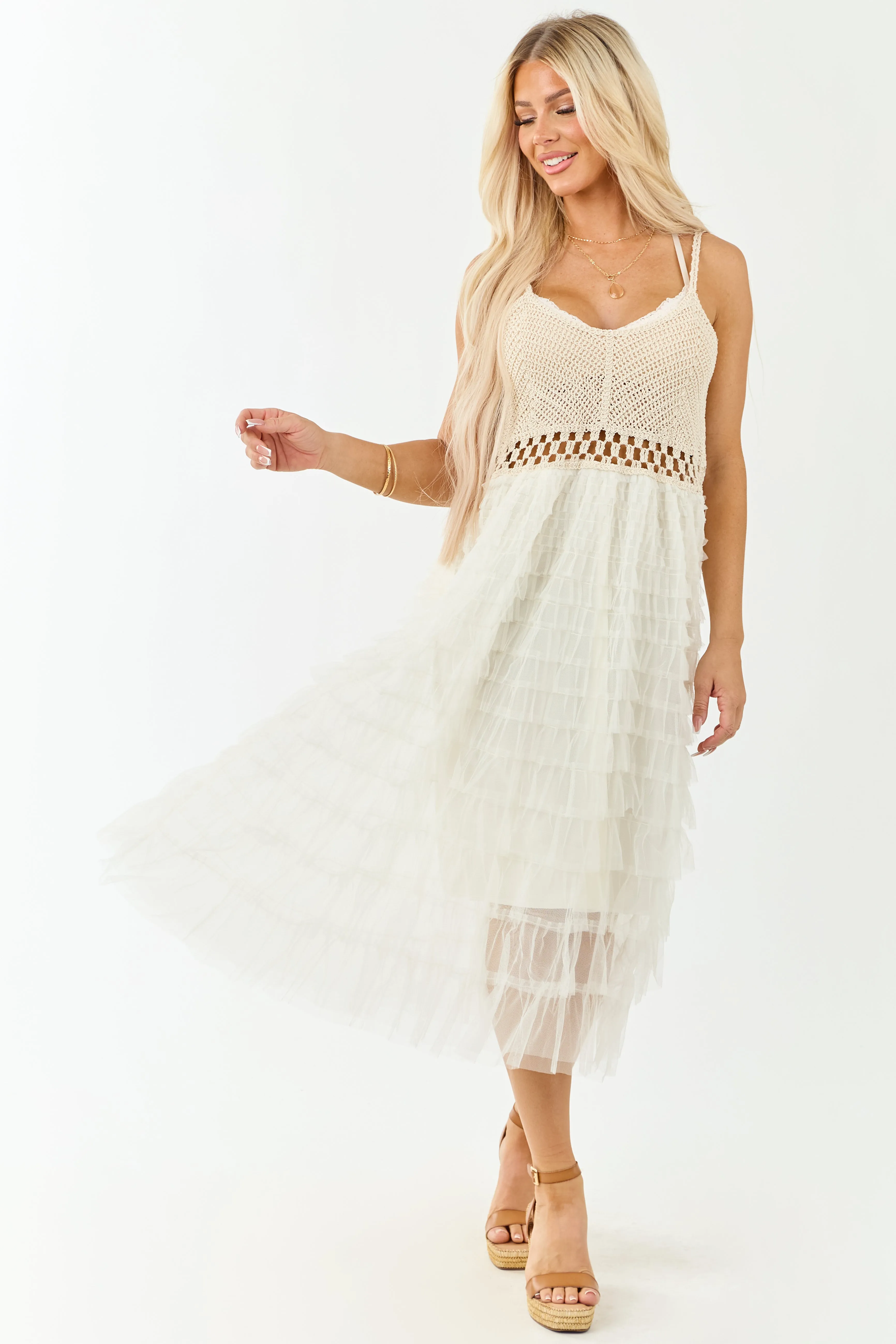 6/19/2025,ALL_PRODUCTS,back-in-stock:true,filter-color:White/Ivory,filter-fabric:Cotton,filter-fabric:Mesh,filter-neckline:V-Neck,filter-pattern:Solid,filter-season:Fall,filter-sleeve:Sleeveless,gpc:Dresses,pc:Midi_Dresses,Reg-Price