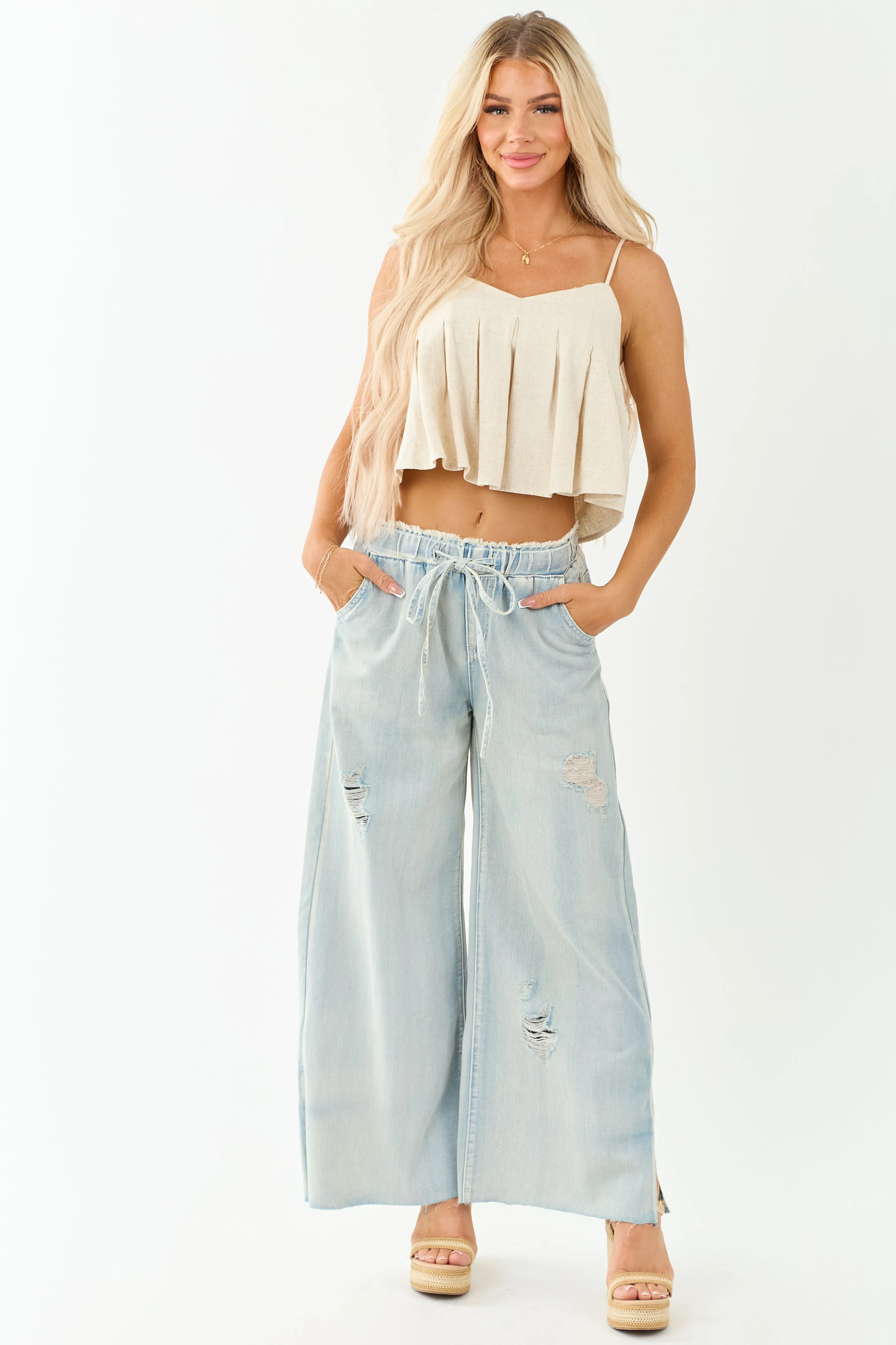 6/20/2025,ALL_PRODUCTS,back-in-stock:true,filter-color:Blue,filter-fabric:Cotton,filter-fabric:Denim,filter-inseam:27",filter-inseam:28",filter-rise:High Rise,filter-season:Summer,filter-style:Non-Distressed,filter-style:Wide Leg,filter-wash:Ligh