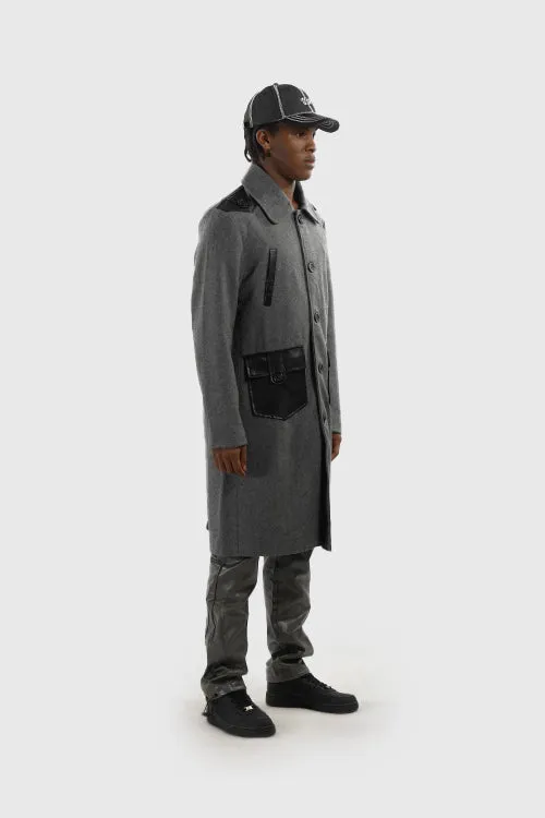 Power Wool Coat sleek line