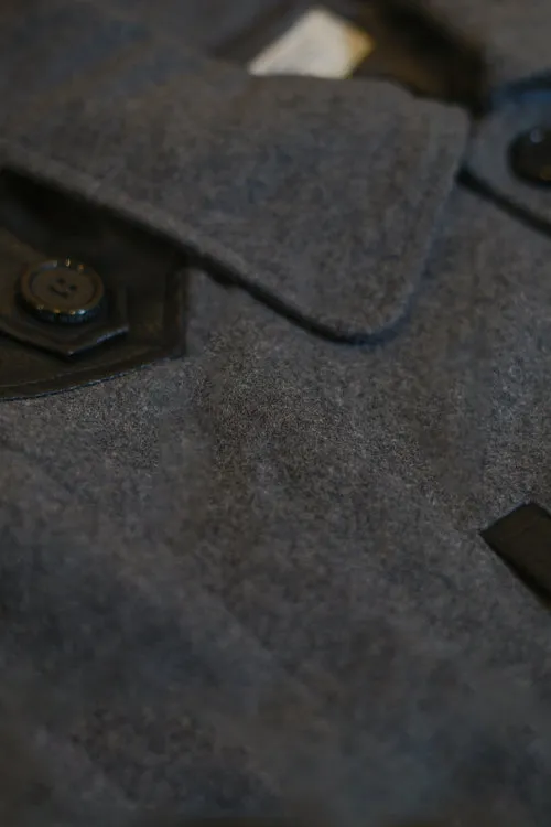 Power Wool Coat sleek line