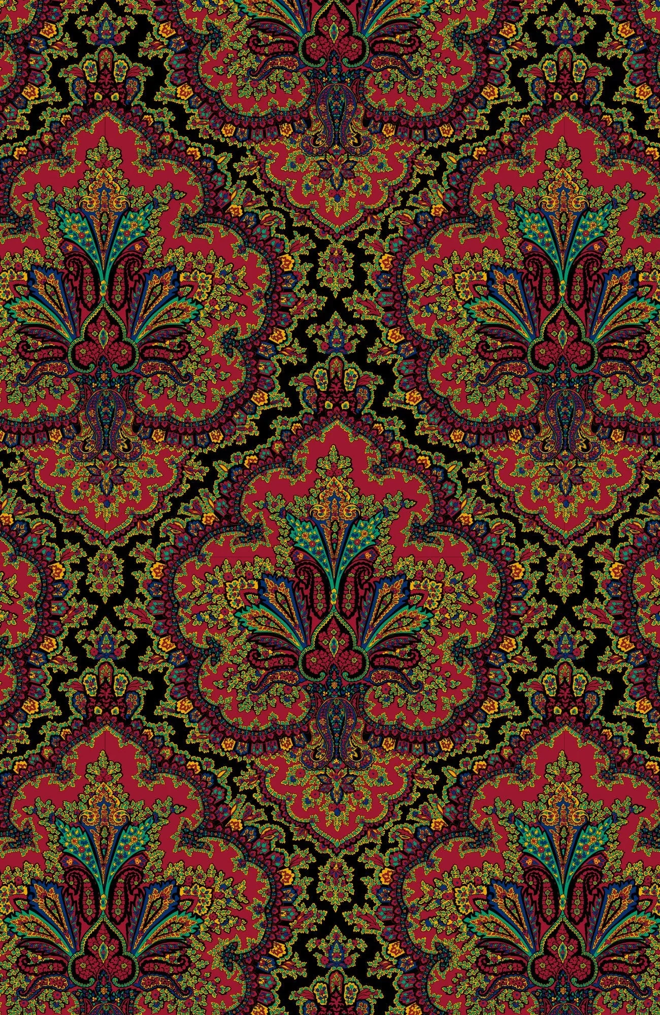 Preparatory Savile Jacket - Passion Paisley cloud layer