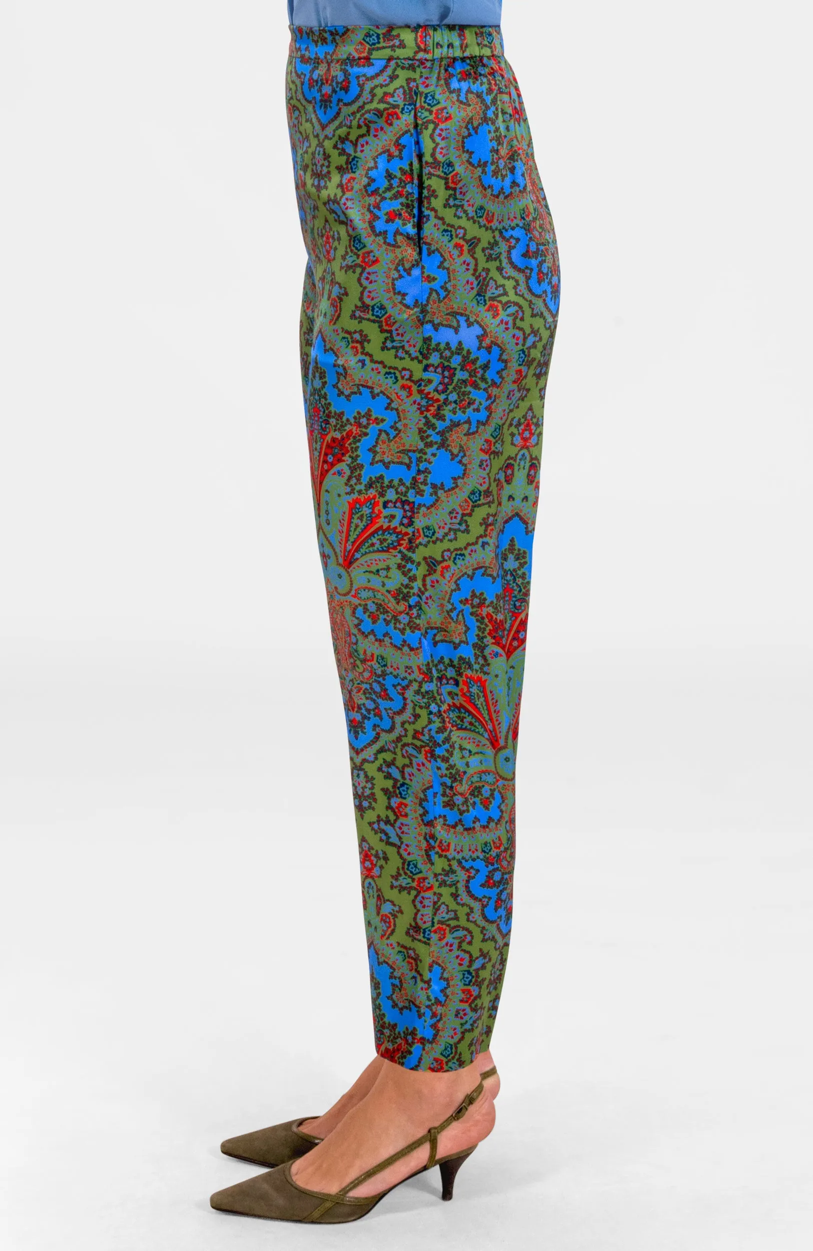 Preparatory Savile Pants - Passion Paisley date pants