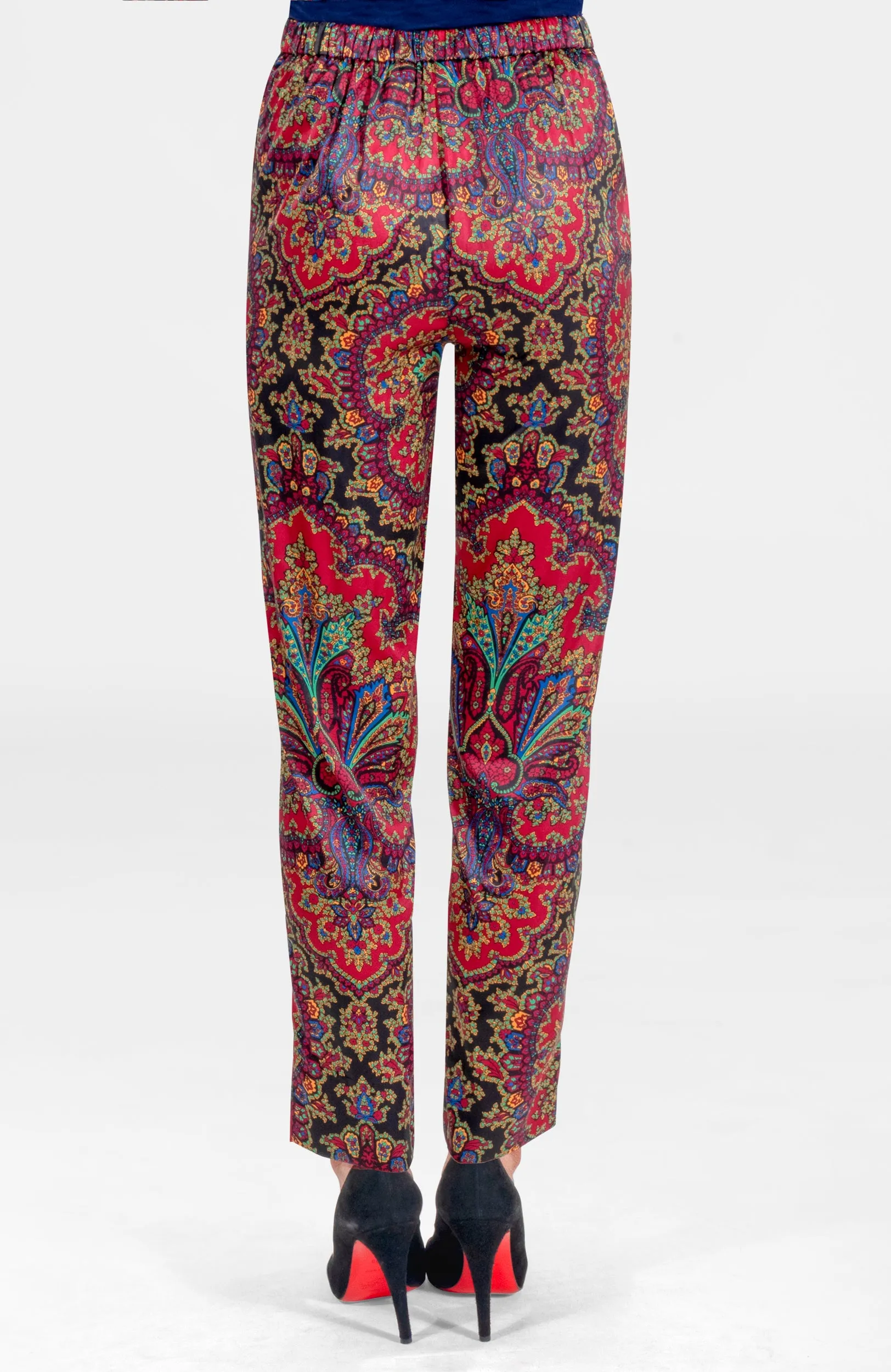 Preparatory Savile Pants - Passion Paisley date pants