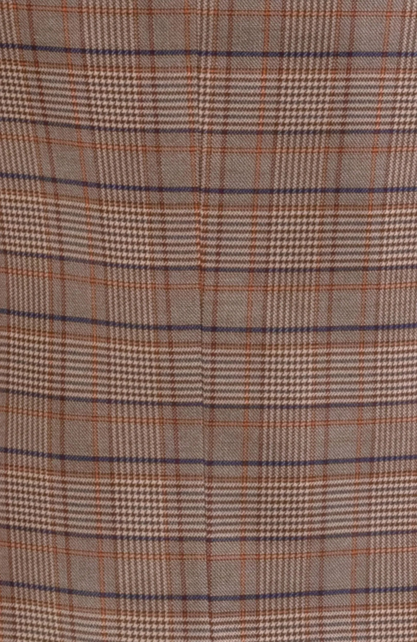 Preppy Plaid Skirt - Khaki high-waist pants