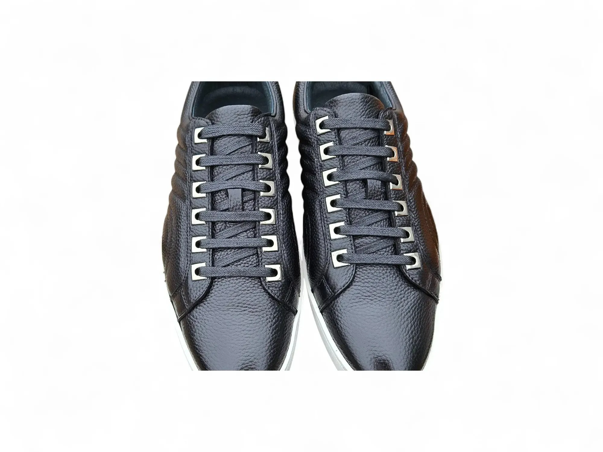 Primo Hand Burnished Leather Sneakers lightweight feel