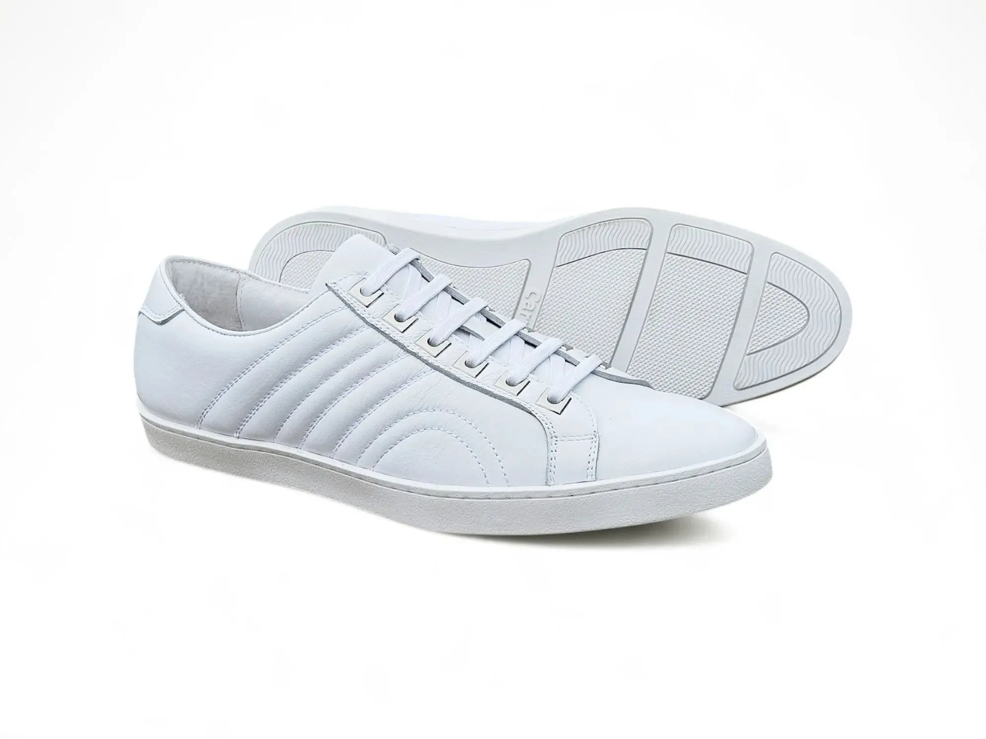 Primo Hand Burnished Leather Sneakers lightweight feel