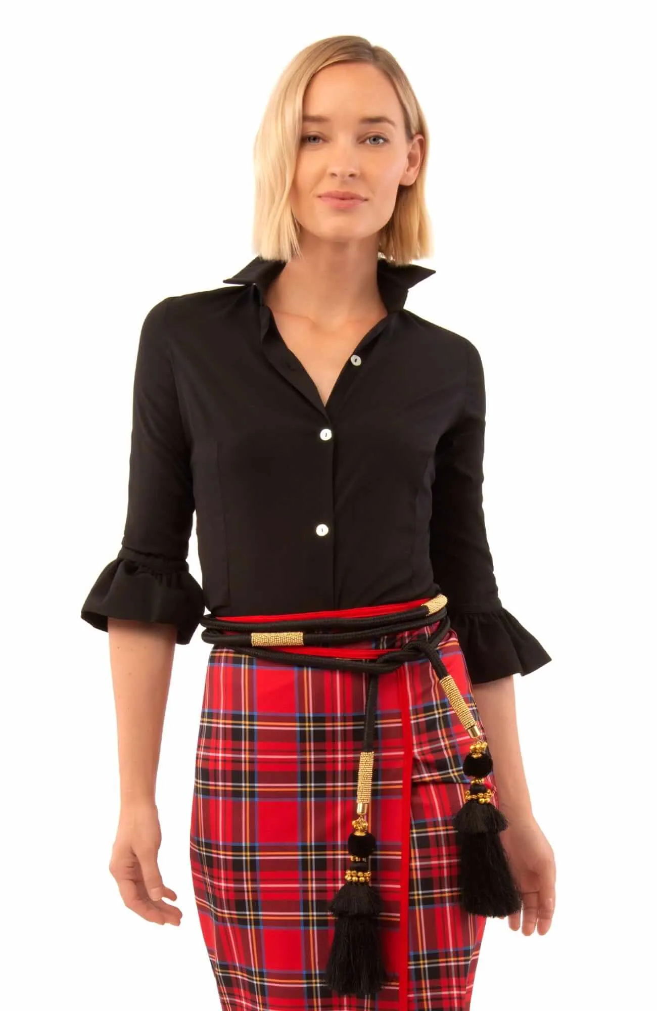 Priss Blouse - Chiffon tech fabric