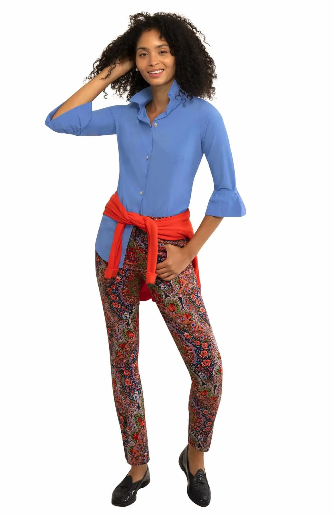 Priss Blouse - Chiffon tech fabric