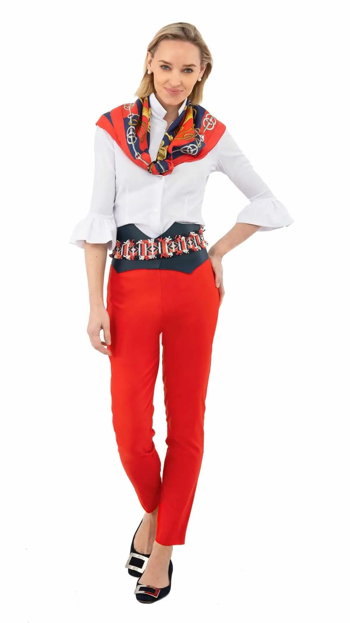 Priss Blouse - Chiffon tech fabric