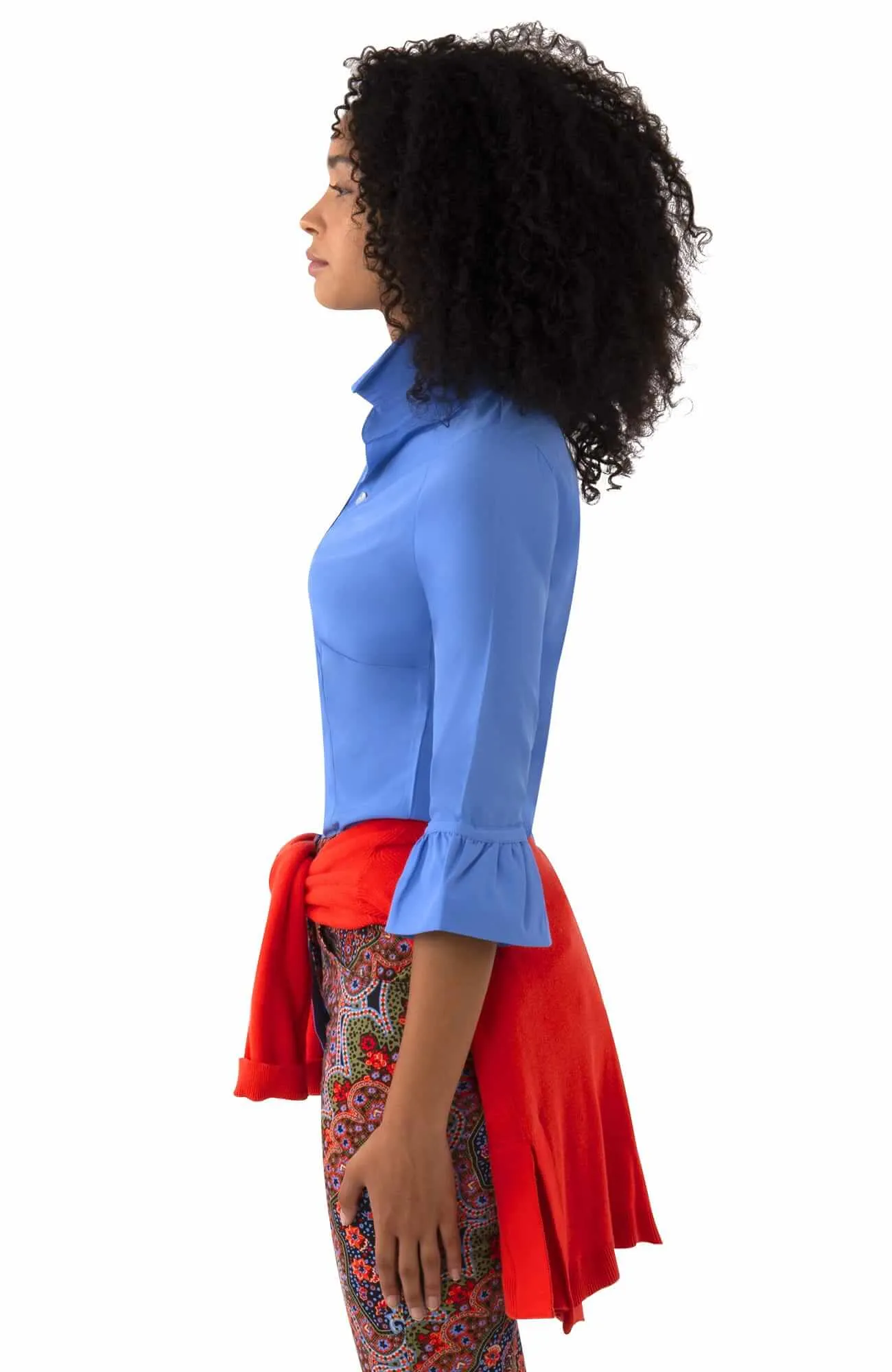Priss Blouse - Chiffon tech fabric