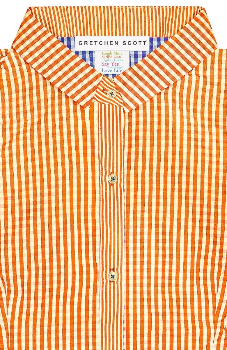 Priss Blouse - Gingham breathable sweat-wicking