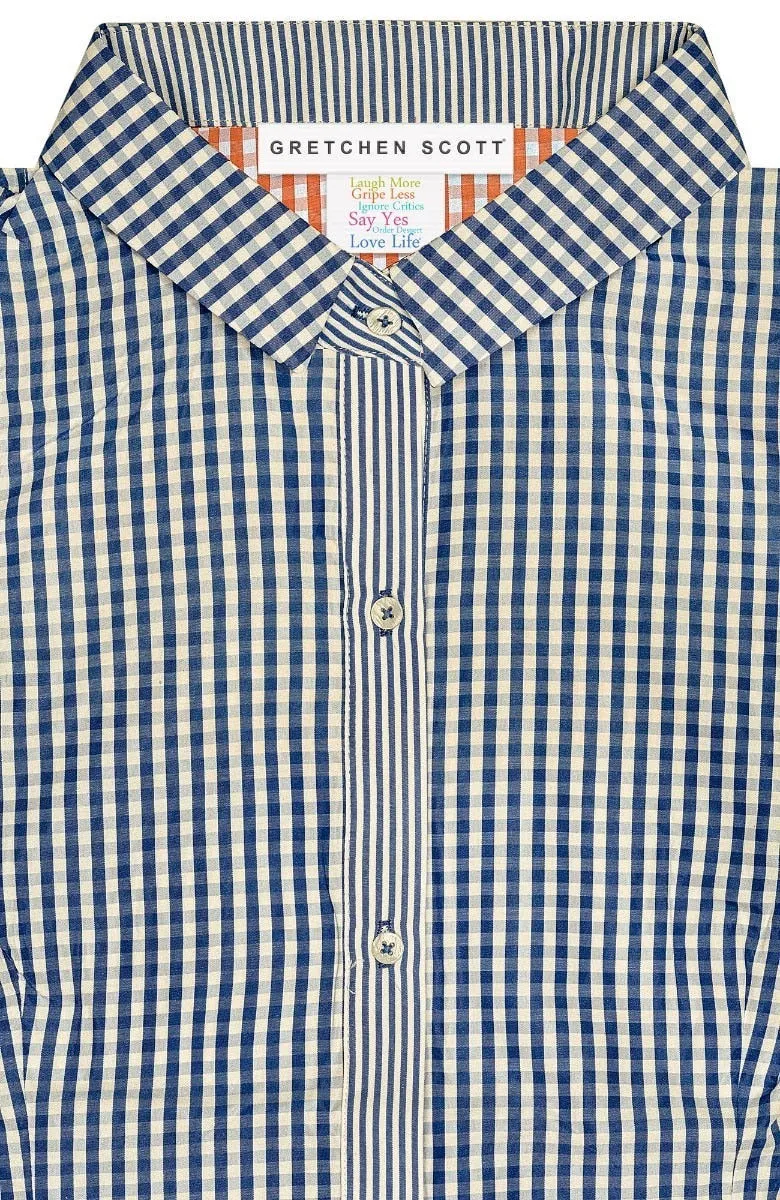 Priss Blouse - Gingham breathable sweat-wicking