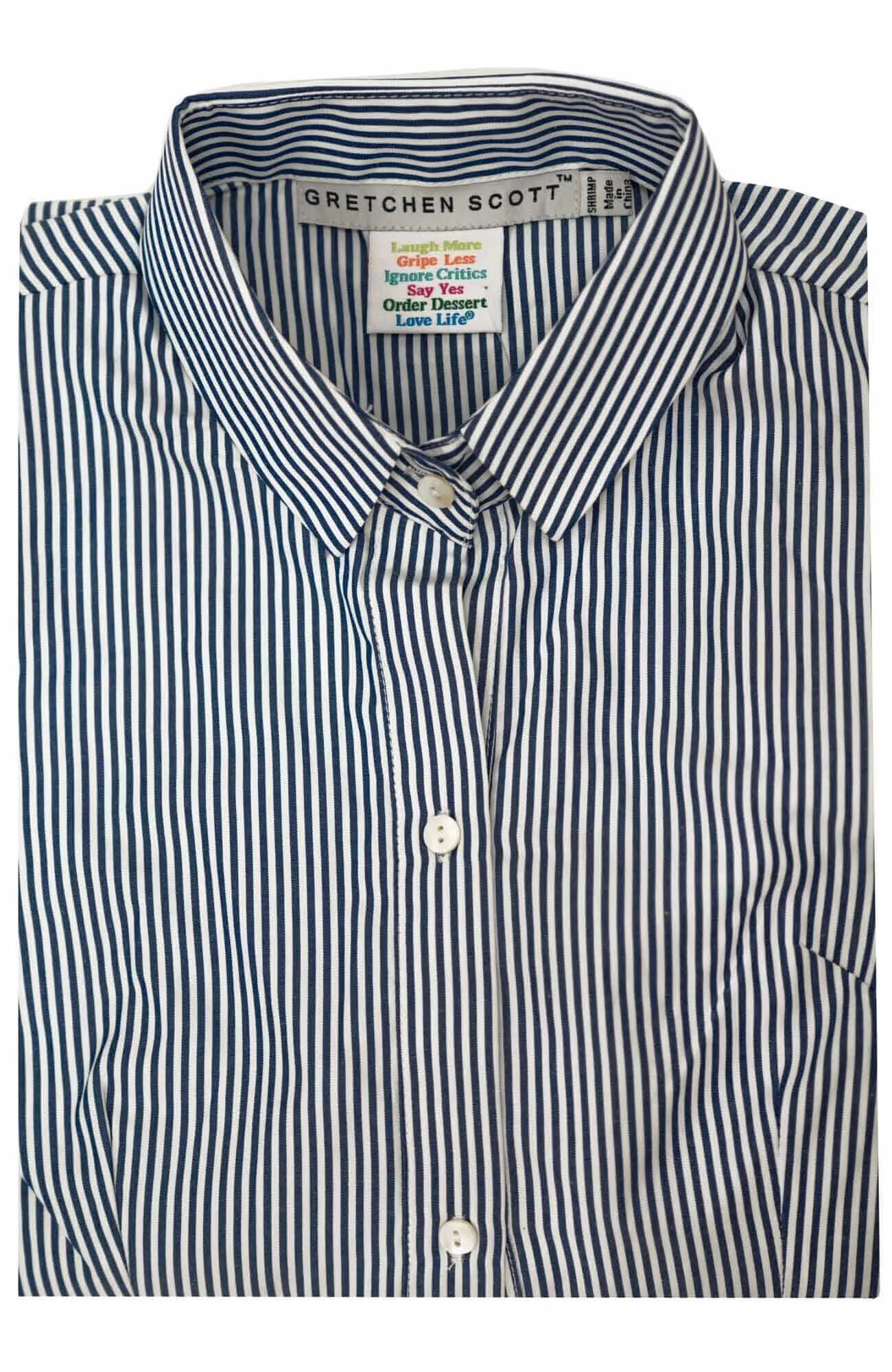 Priss Brooks Blouse - Stripe Wash & Wear emotional connection