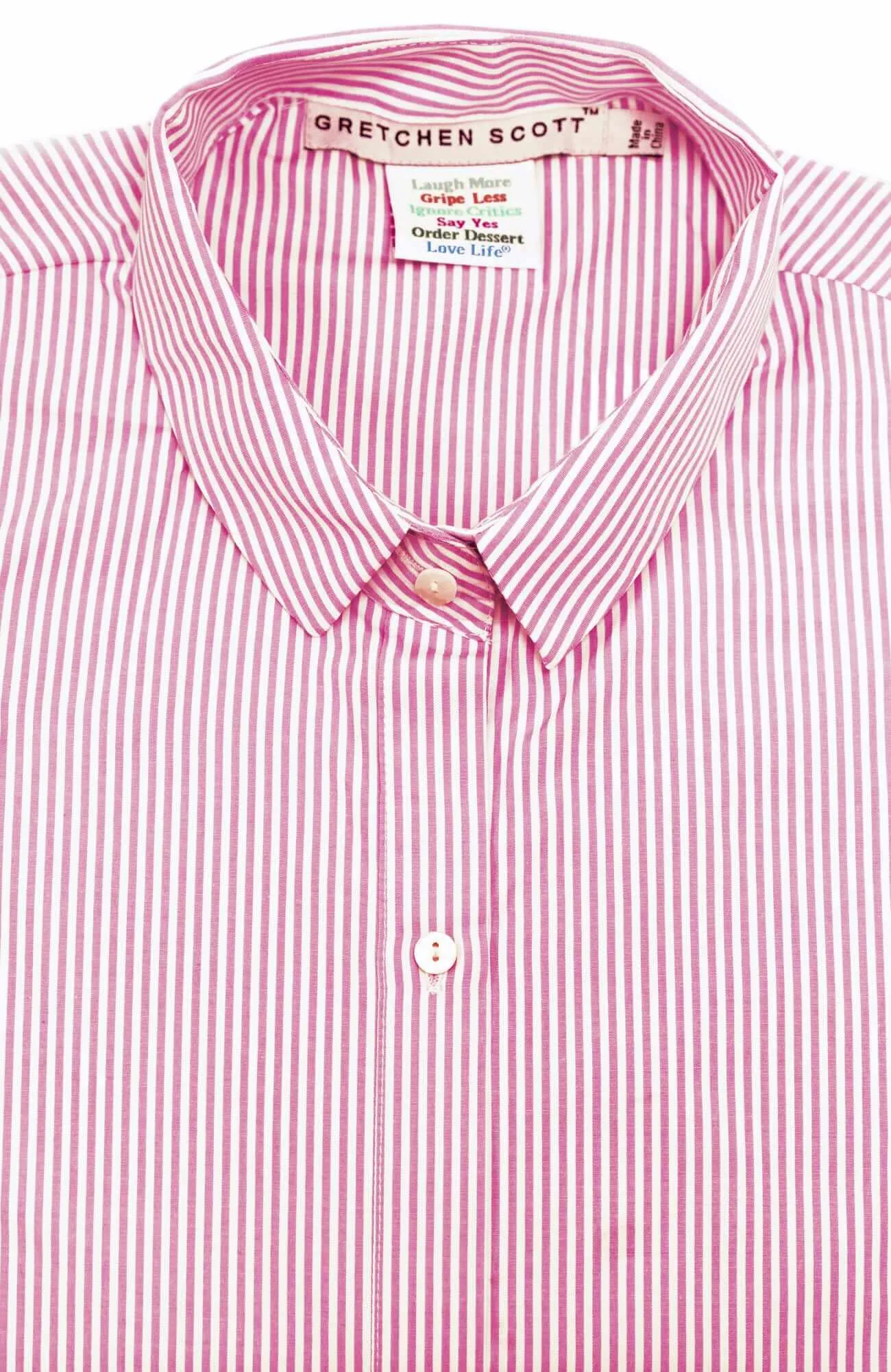 Priss Brooks Blouse - Stripe Wash & Wear emotional connection