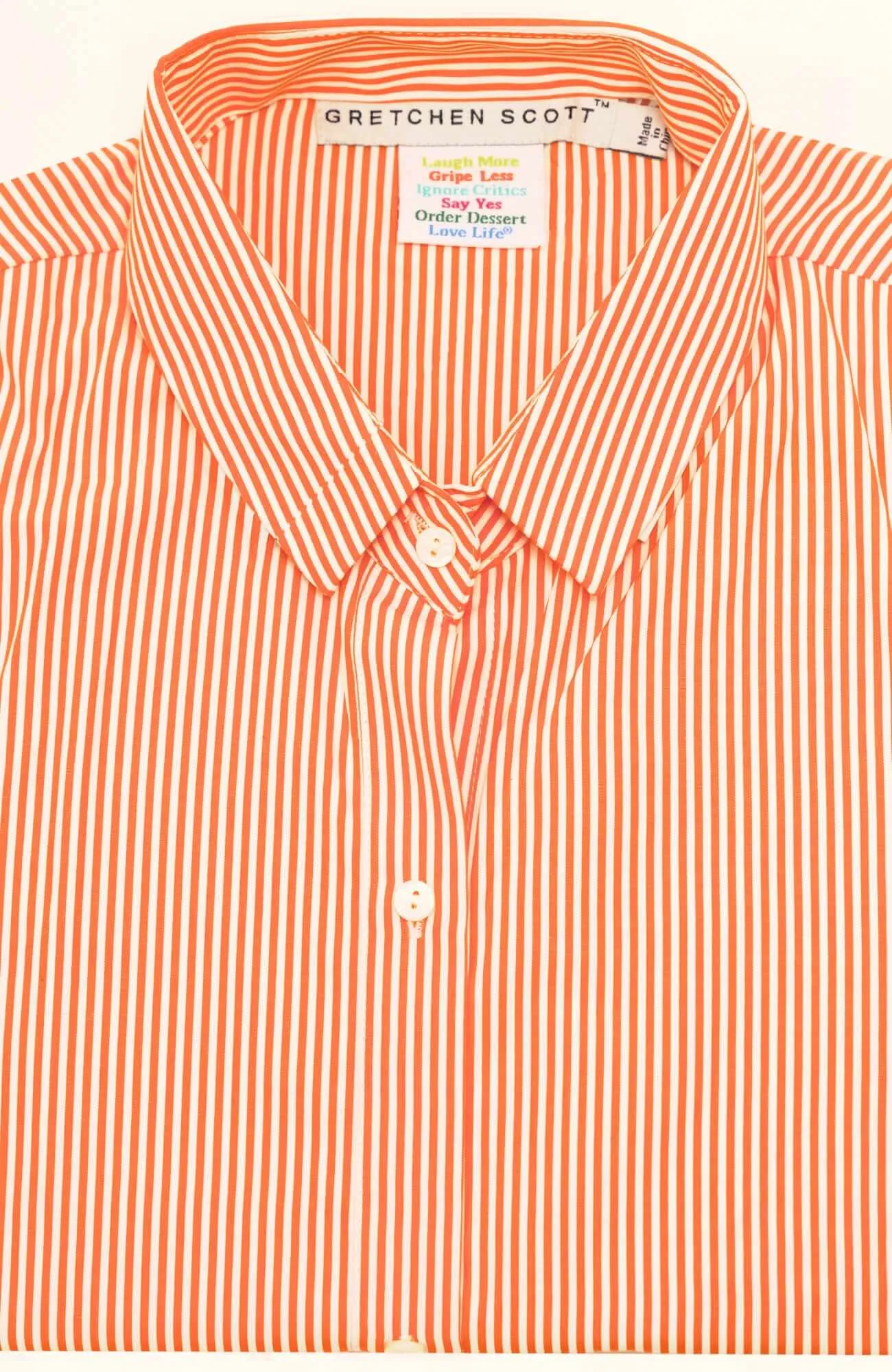 Priss Brooks Blouse - Stripe Wash & Wear emotional connection