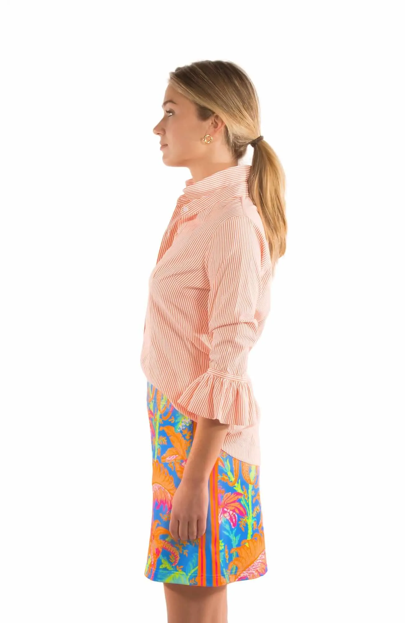 Priss Brooks Blouse - Stripe Wash & Wear emotional connection