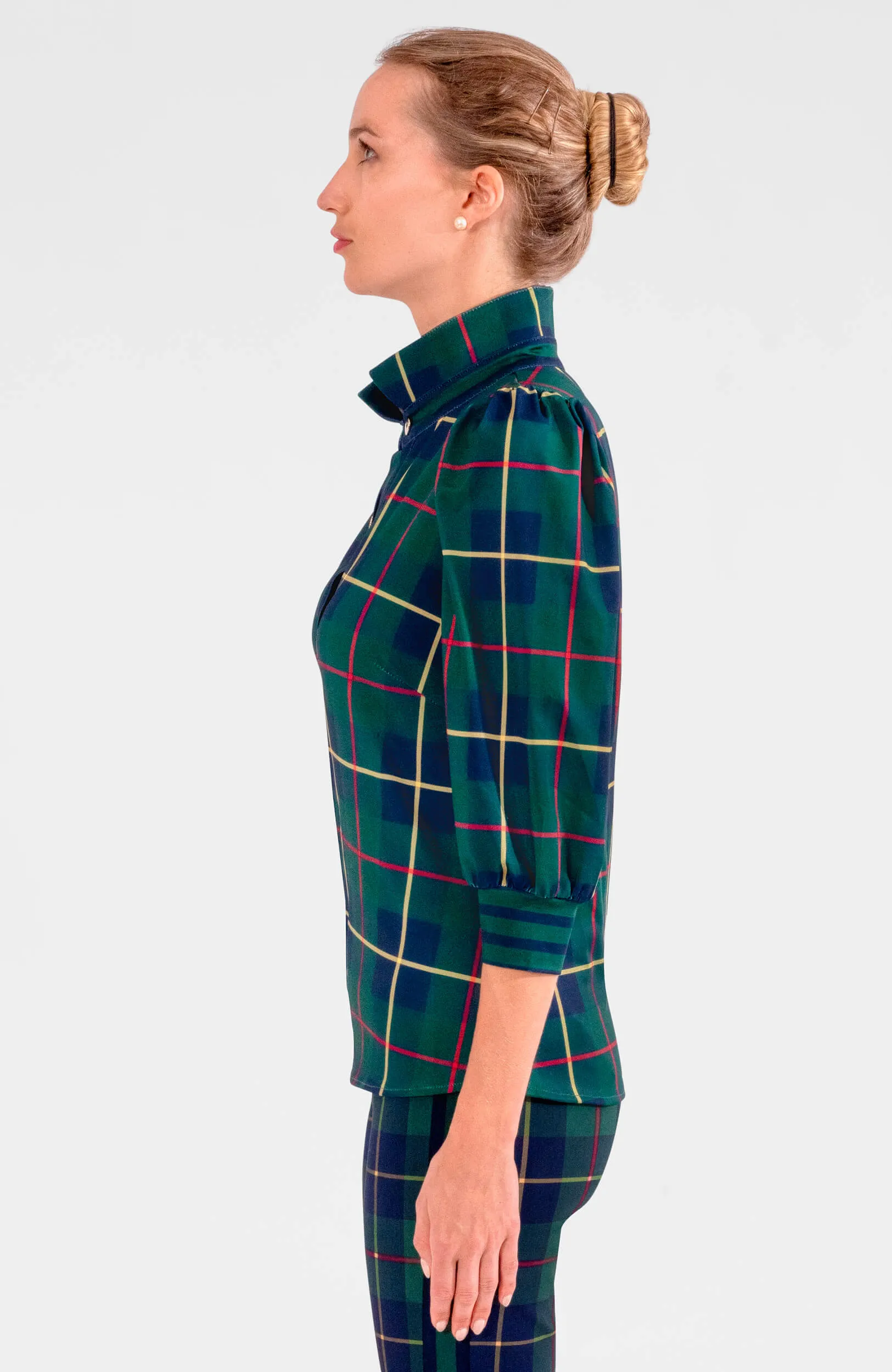 Puff Sleeve Top - Plaidly Cooper long-lasting