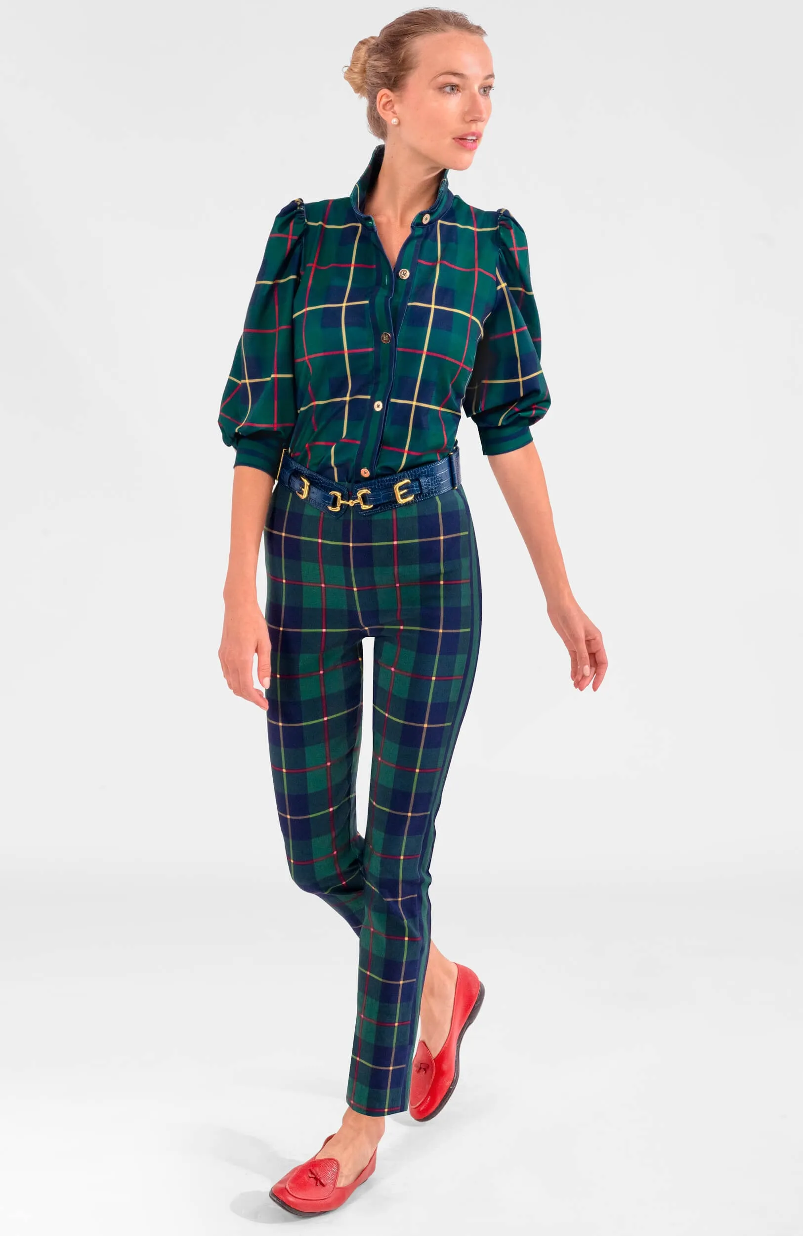 Puff Sleeve Top - Plaidly Cooper long-lasting