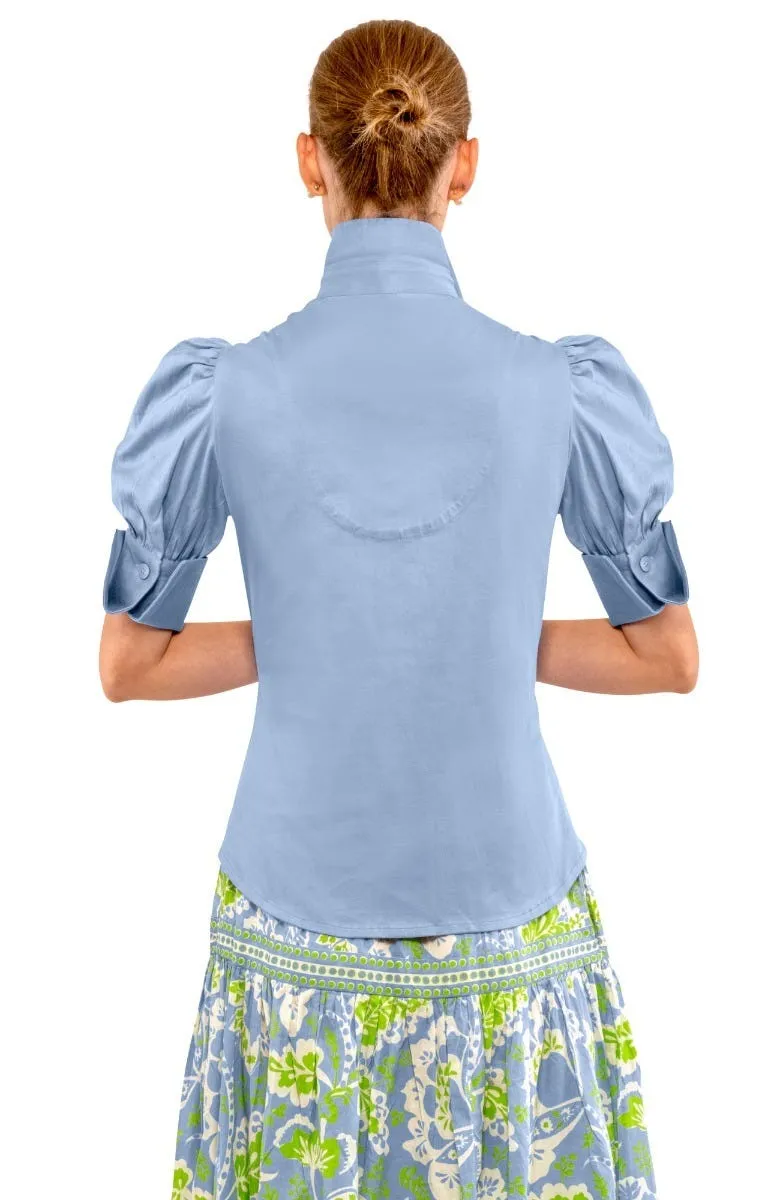 Puff Sleeve Top - Solid stress-free comfort