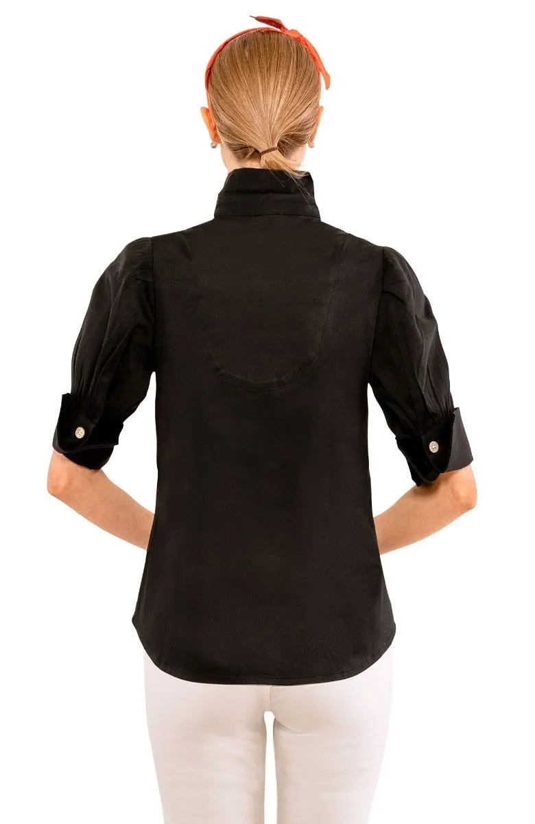 Puff Sleeve Top - Solid stress-free comfort