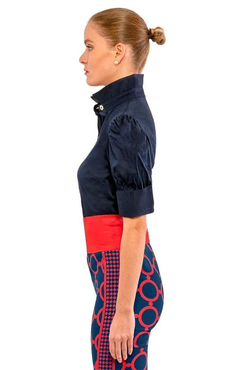 Puff Sleeve Top - Solid stress-free comfort