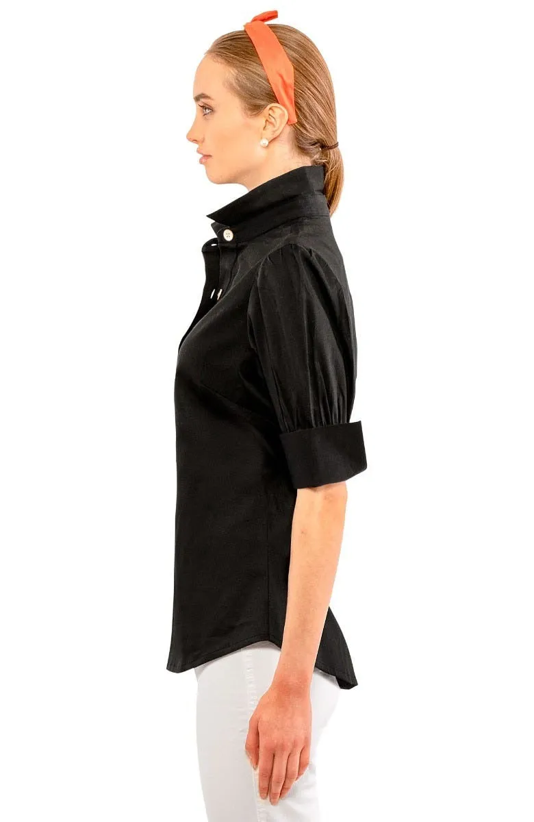 Puff Sleeve Top - Solid stress-free comfort
