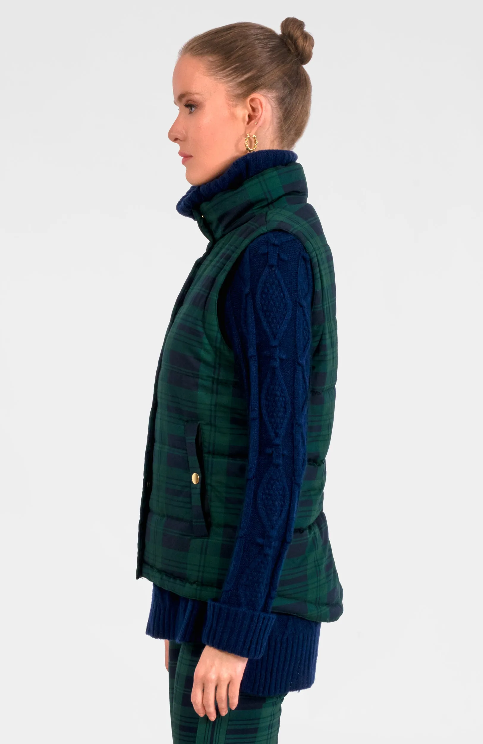 Puffer - Black Watch Plaid flex trail