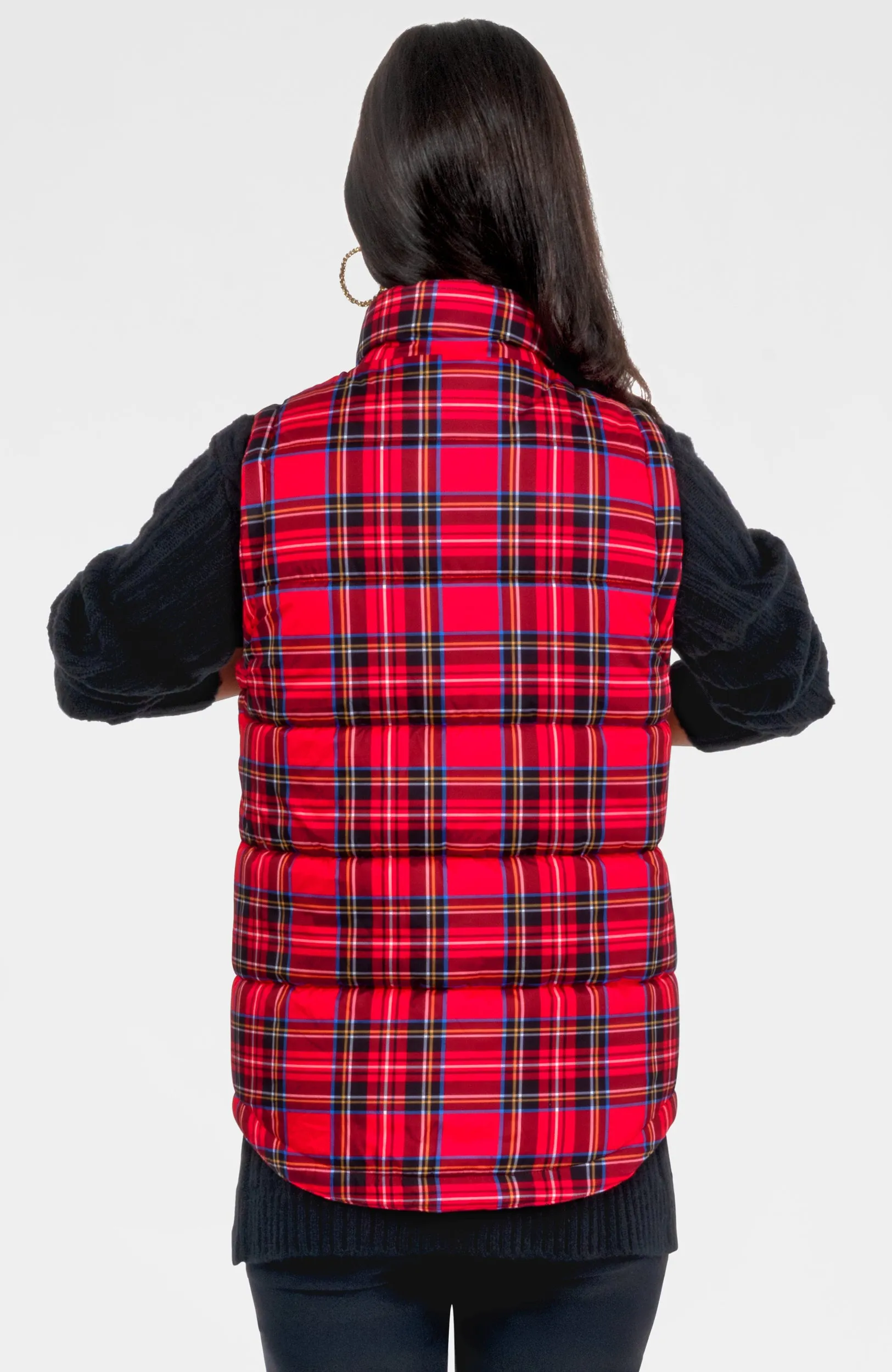 Puffer Vest - Stewart Plaid ride smooth