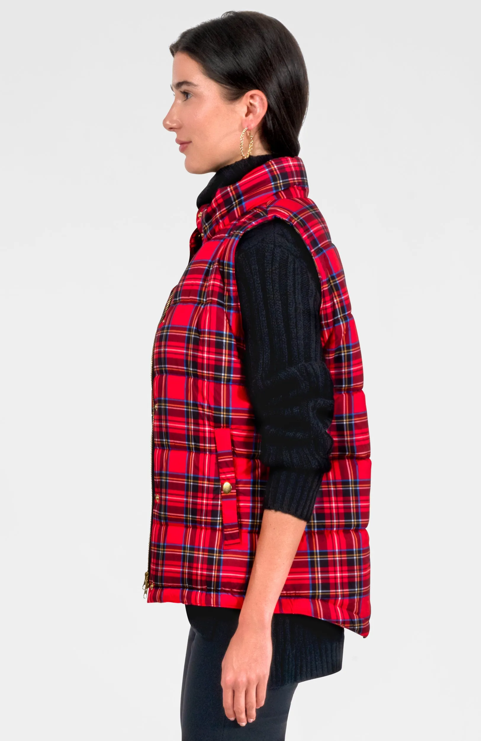 Puffer Vest - Stewart Plaid ride smooth