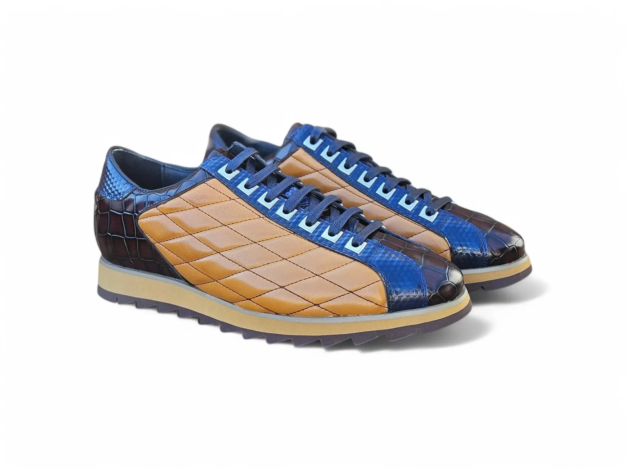 Quilted Leather Sneaker walk far