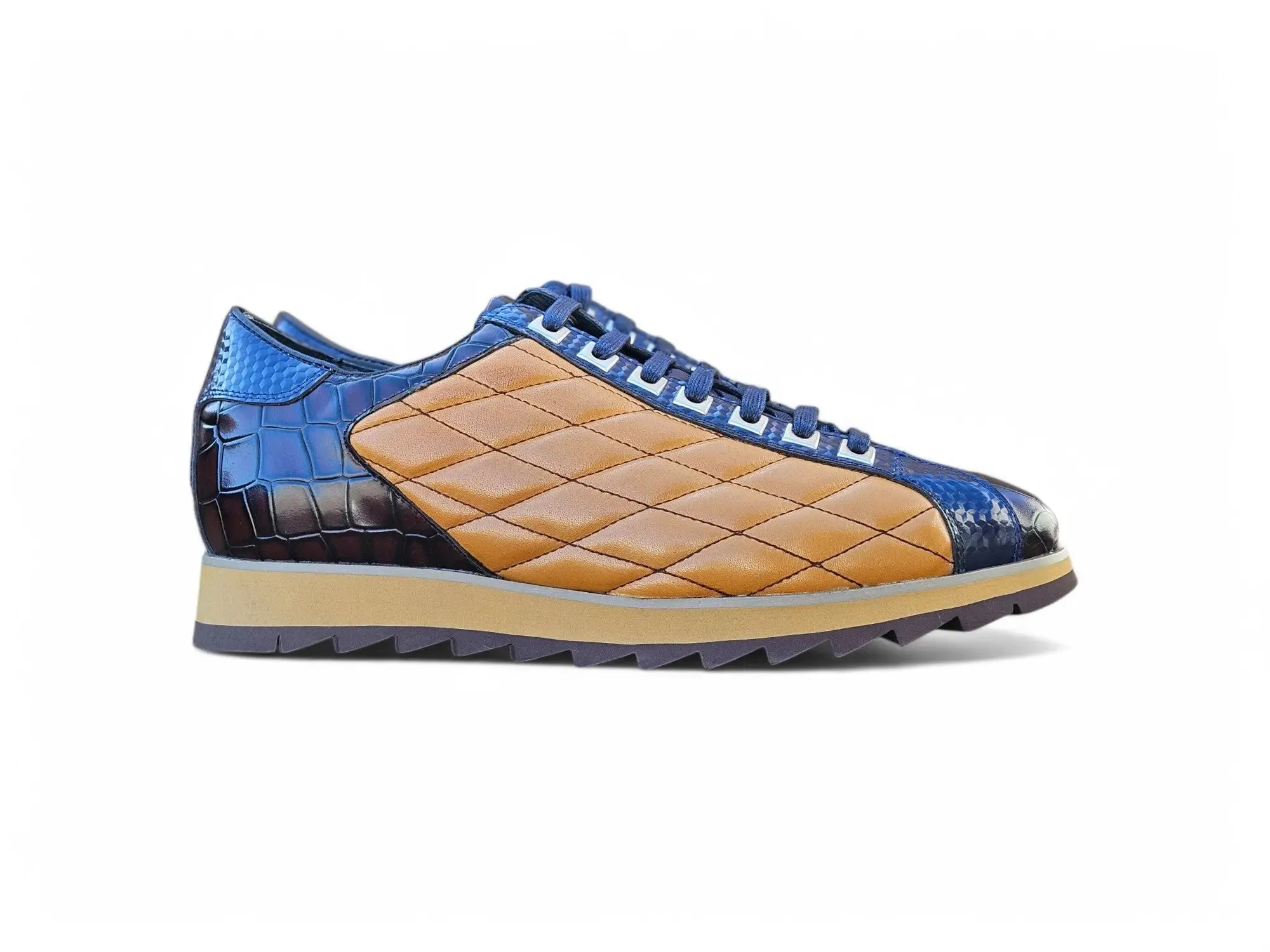 Quilted Leather Sneaker walk far