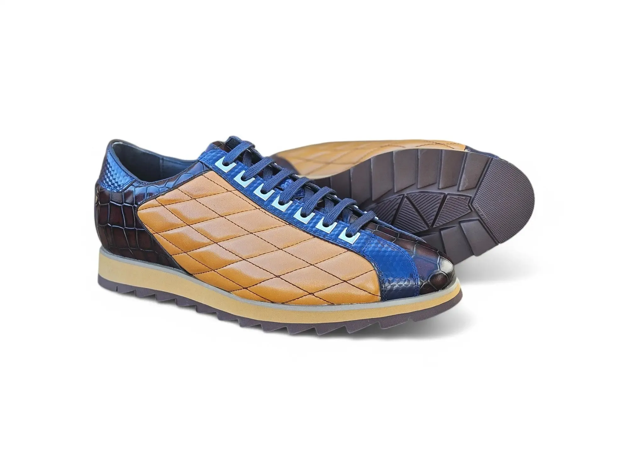 Quilted Leather Sneaker walk far