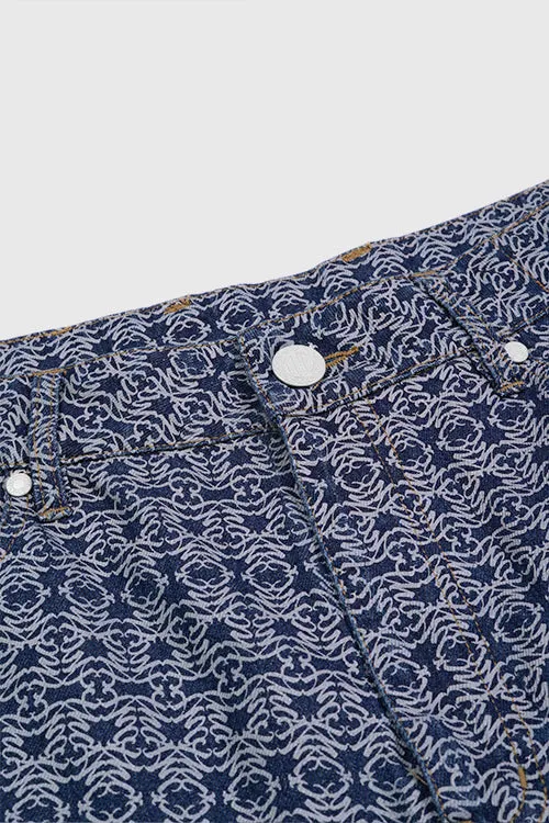 Racket Club Denim Carpenter Shorts urban edge