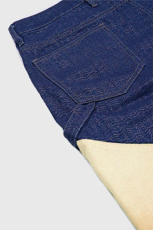 Racket Club Denim Carpenter Shorts walk mode