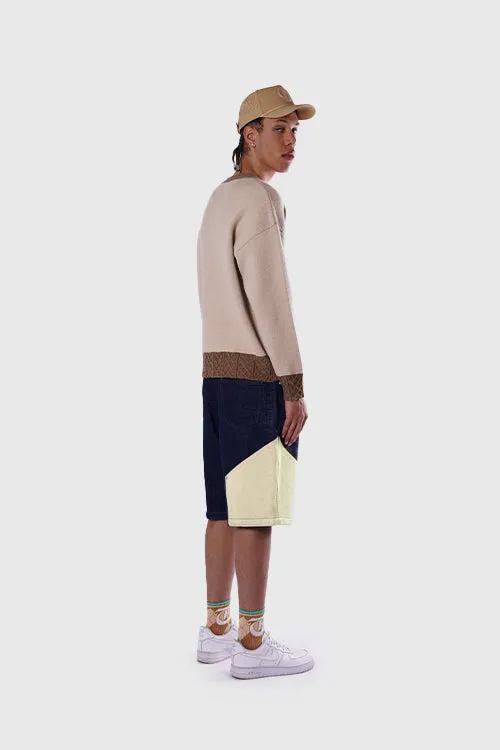 Racket Club Denim Carpenter Shorts walk mode
