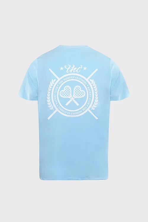 Racket Club Tee sci-fi theme
